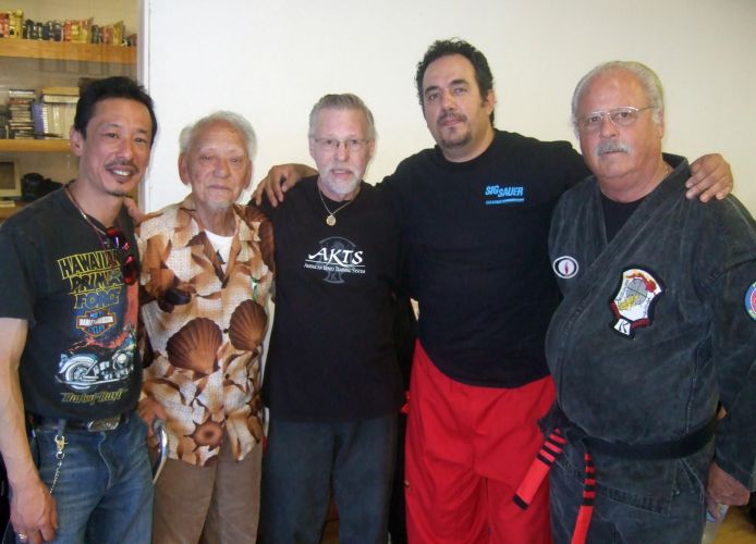 Great friends, Sifu Tim Louie, GM Ming Lum, Sigu Larry Smith and Prof Vinton Koklich